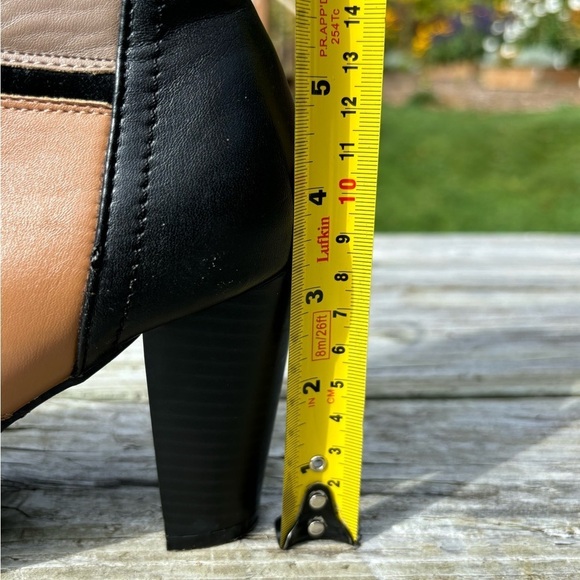 Tri- colour block high ankle booties - Picture 13 of 15